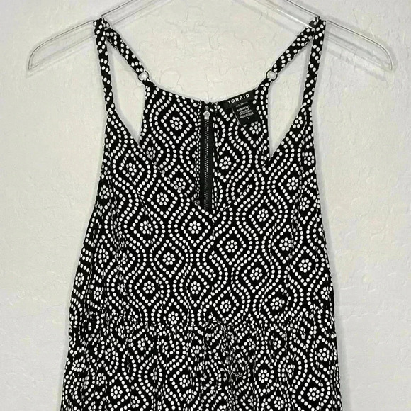 Torrid Black White Polka Dot Boarder Print Challis Cami 1 1X 14/16 - Picture 4 of 8